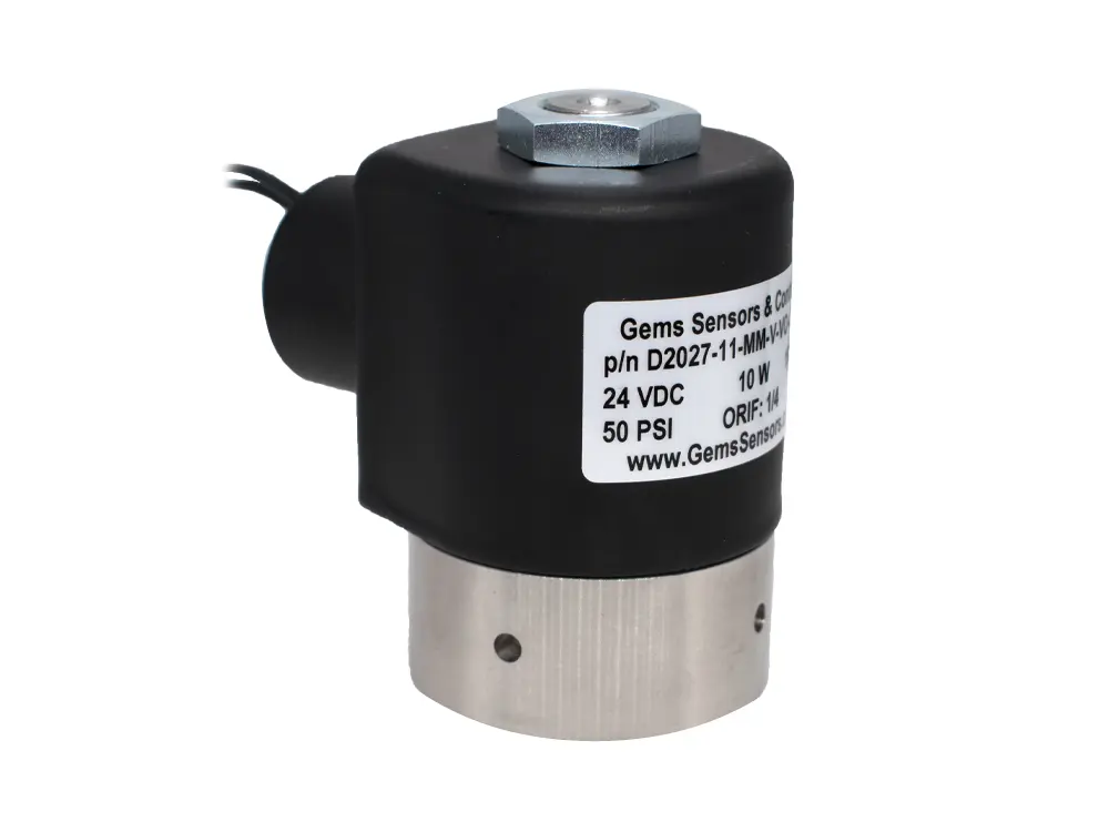 Gems Sensors D-Cryo cryogenic solenoid valve