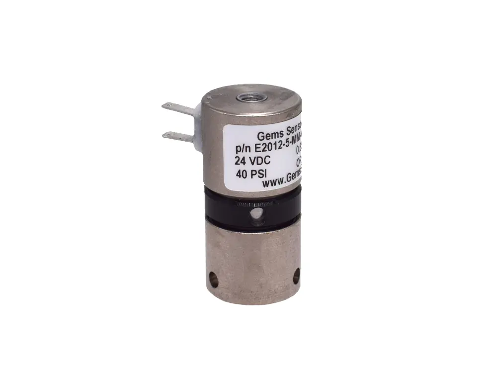 Gems Sensors EH Series sub-miniature solenoid valve for air and gas