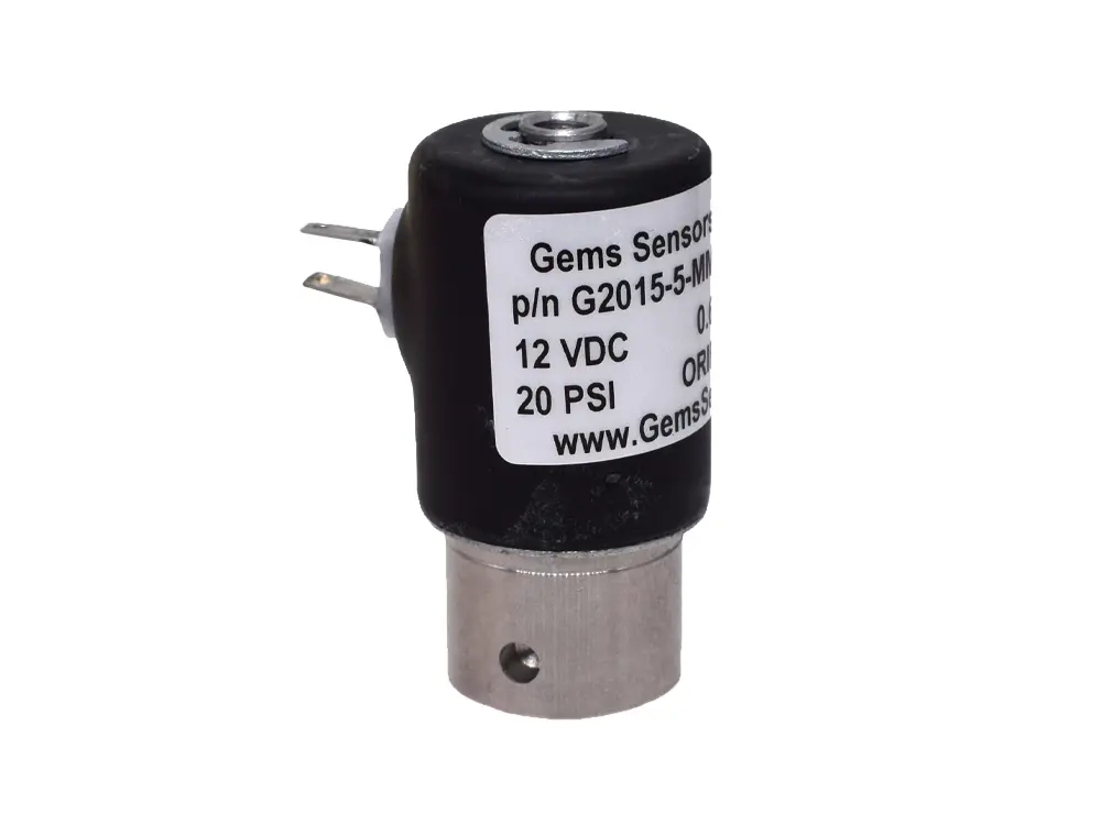 Gems Sensors G and GH Series stainless steel solenoid valve