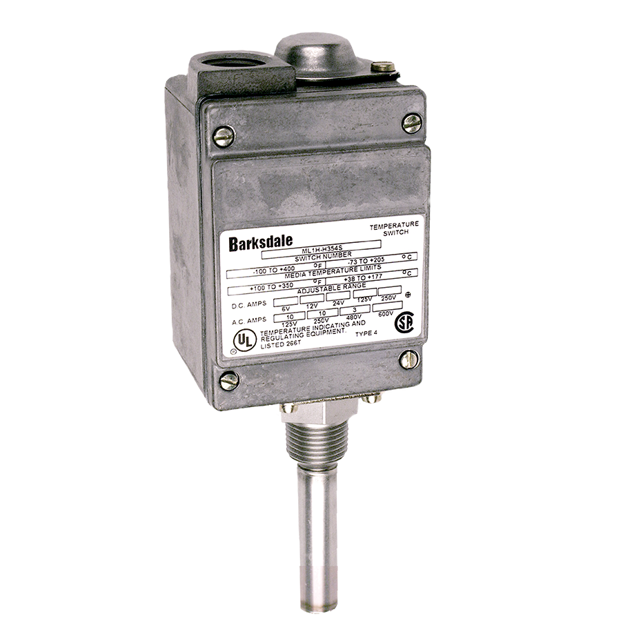 Barksdale Series ML1H L2H Local Mount Temperature Switch