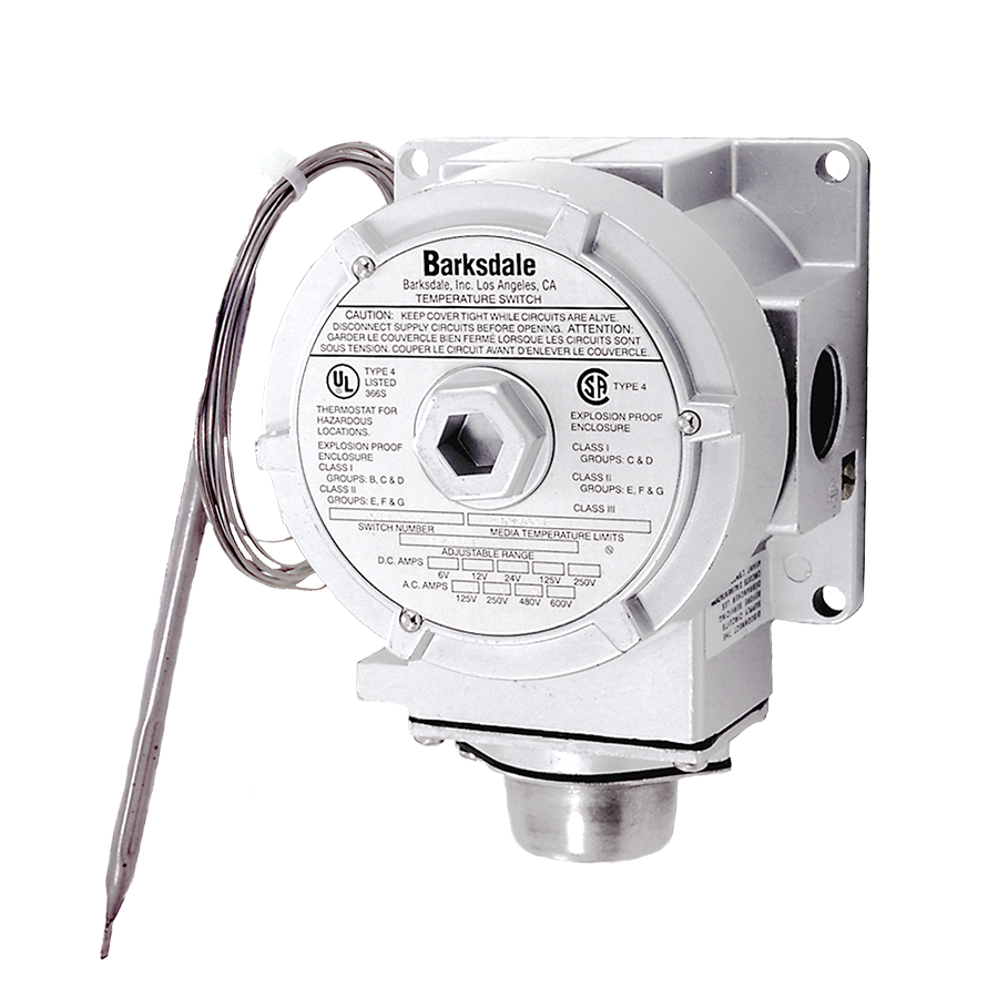 Barksdale Series TXR TXL Explosion Proof Temperature Switch