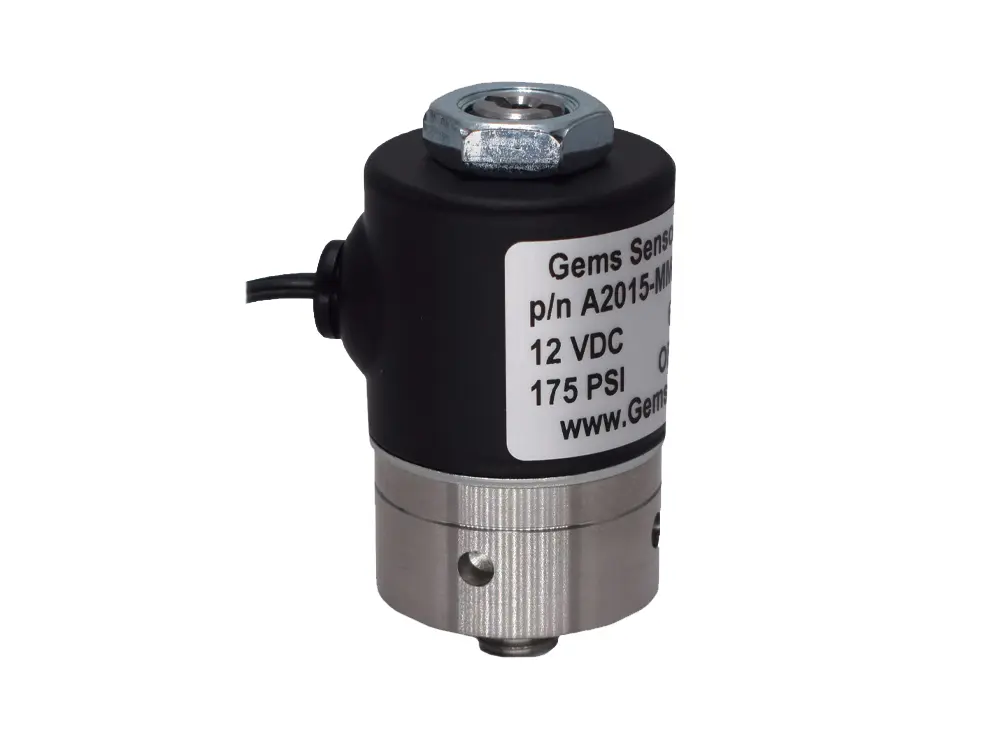 Gems Sensors miniature solenoid valves AG DG BG EH G GH M series