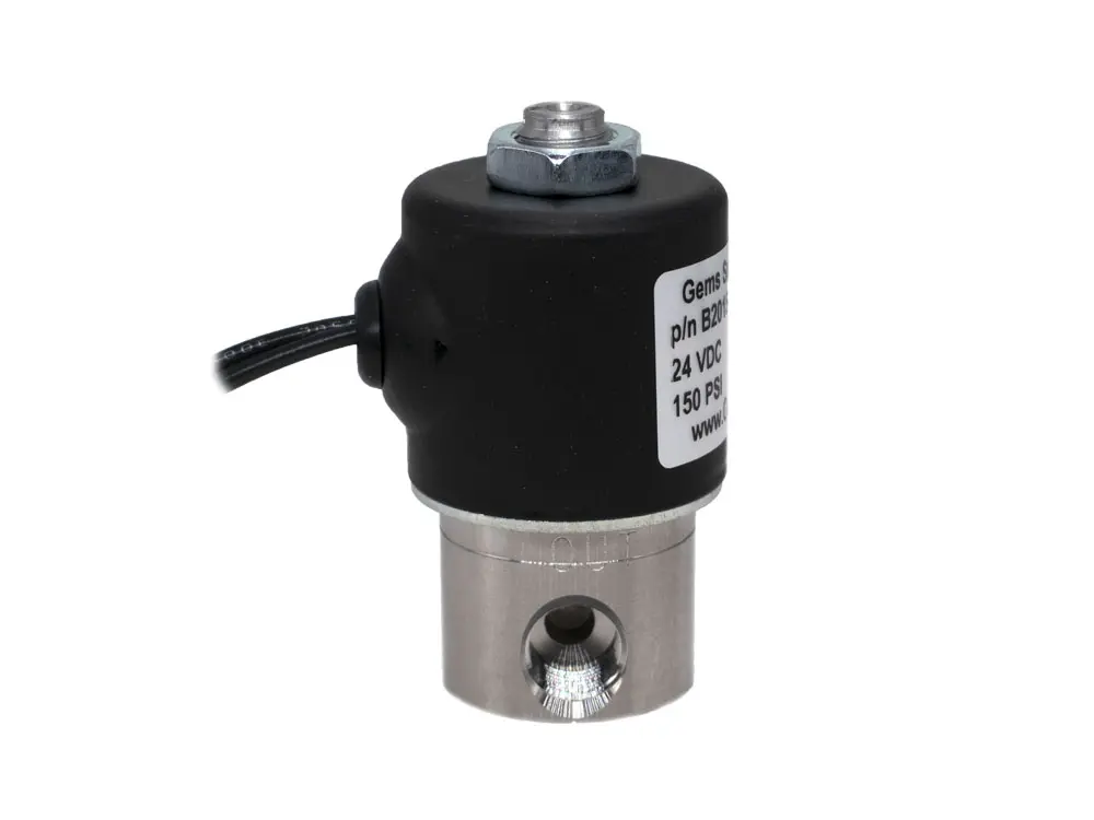 Gems Sensors BG Series direct acting solenoid valve