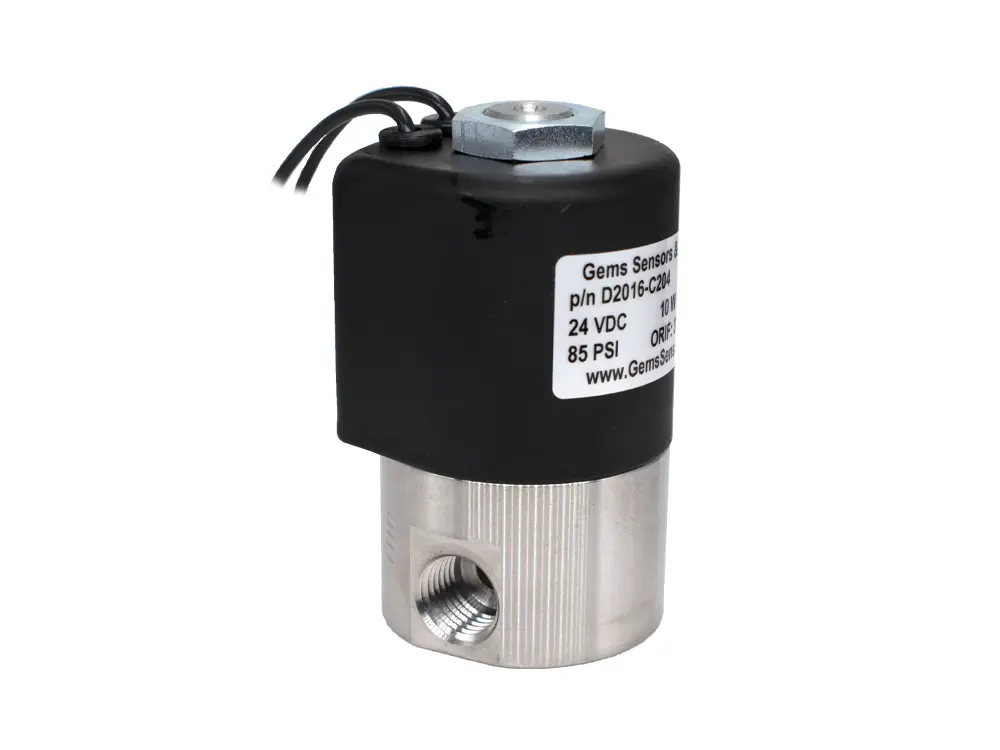Gems Sensors DG Series solenoid valve