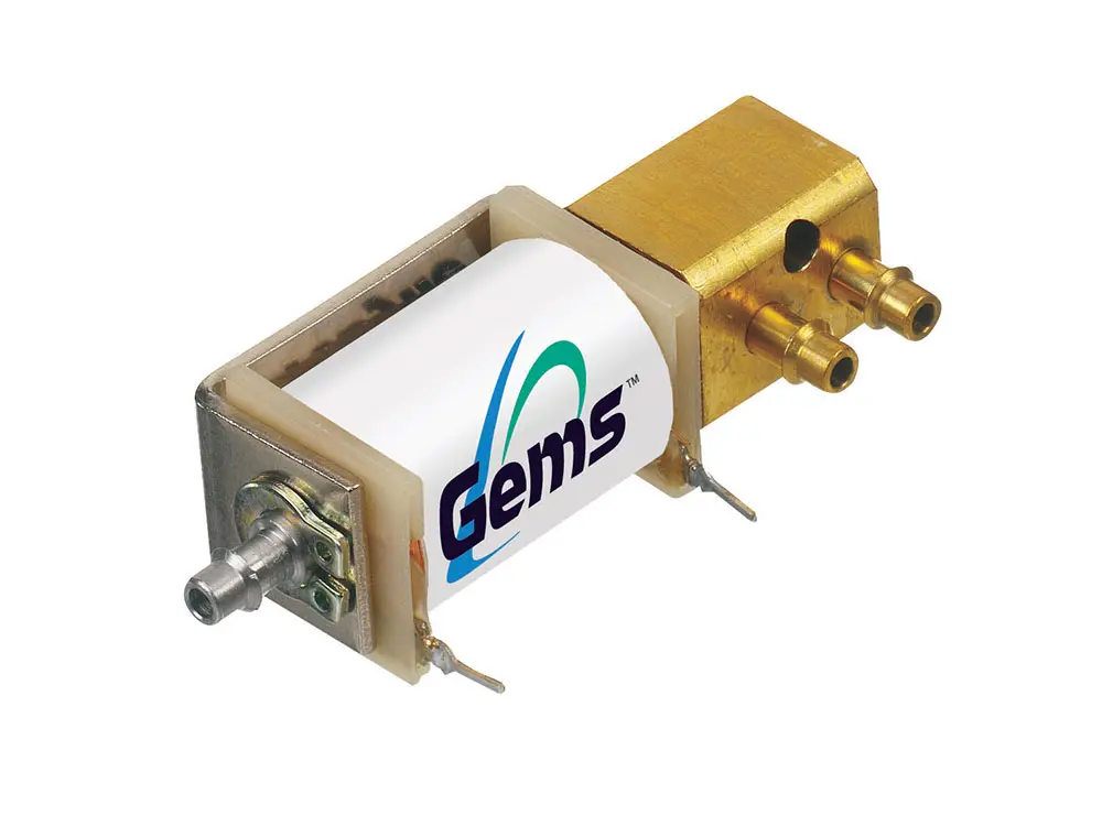 Gems Sensors M Series sub-miniature low power solenoid valve