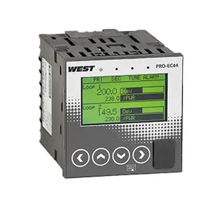 West Controls multi loop controllers multi zone temperature process control